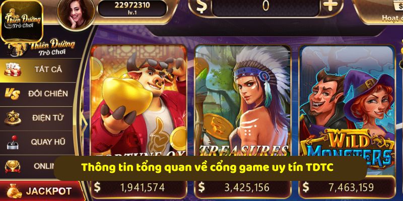 Thông tin tổng quan về cổng game uy tín TDTC